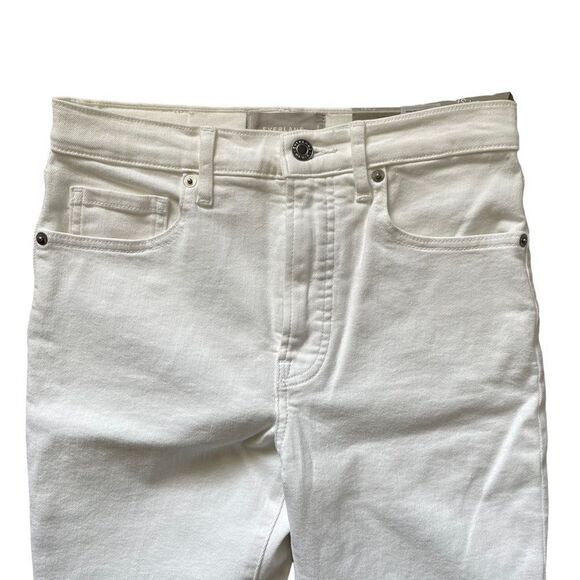 NWT EVERLANE High Rise Skinny Jean White Size 27 Ankle - Picture 6 of 11
